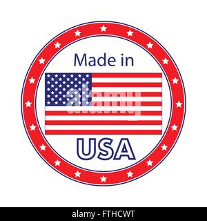 Made in USA-Illustration Stock Vektor