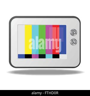 TV-Testbild-Illustration Stock Vektor