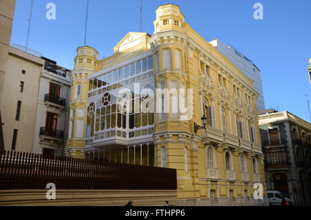 dekorative Architektur Valencia, Spanien Stockfoto