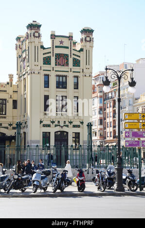 "Estacio del Nord" North Station, Valencia, Spanien Stockfoto