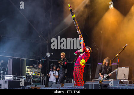 Levellers auf Blackheath Festival, Blackheath, London, England, Vereinigtes Königreich Stockfoto