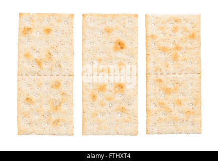 Kleine Kekse isoliert auf weißem Hintergrund Stockfoto