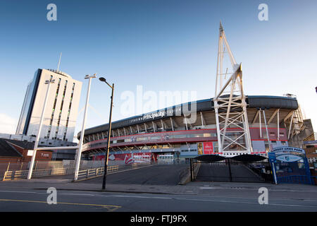 Fürstentum Stadion früher das Millennium Stadium in Cardiff, Südwales. Stockfoto