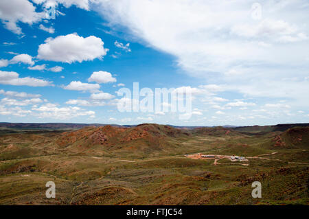 Exploration gewinnenlager - Australien Stockfoto