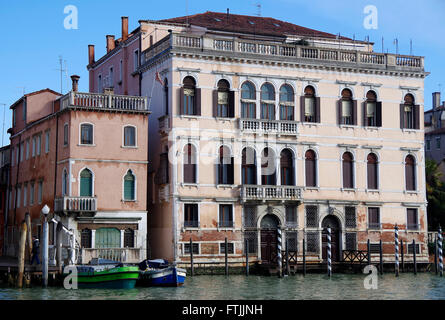 Venedig Italien Palazzo Correr-Contarini-Zorzi Stockfoto