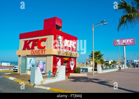 KFC, Fast Food-Kette, Boulevard de l Atlantique, Ain Diab, Casablanca, Marokko, Nordafrika Stockfoto