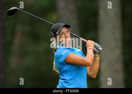 Richmond, Virginia, USA. 18. August 2012. Brittany Johnston während der Symetra Tour Eagle Classic im Richmond Country Club am 18. August 2012 in Richmond, Va.ZUMA Presse/Scott A. Miller. © Scott A. Miller/ZUMA Draht/Alamy Live-Nachrichten Stockfoto