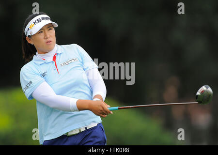 Orlando, Fla, USA. 17. November 2011. Amy Yang in der ersten Runde der CME Group Titelverteidiger im Grand Cypress Resort am 17. November 2011 in Orlando, Florida ZUMA PRESS/Scott A. Miller © Scott A. Miller/ZUMA Draht/Alamy Live News Stockfoto