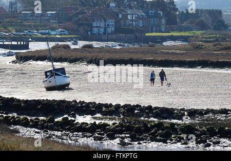 Burnham overy Staithe, North Norfolk, england Stockfoto