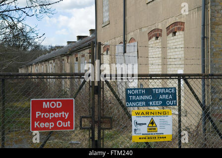 Verteidigungsministerium, MOD-Grundstück Kent hat das Gebäude 2016 UK HOMER SYKES aufgegeben Stockfoto