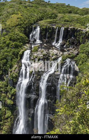 Wasserfall in die schwarzen Tiger Canion Fortaleza - Nationalpark der Serra Geral Stockfoto