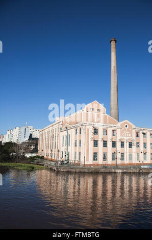 Centro Cultural Usina am Fluss Guaiba - Bau 1928 Stockfoto