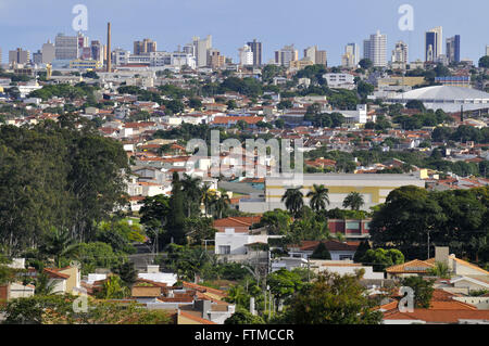 Panoramablick über die Stadt Marilia Stockfoto