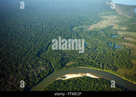 Culuene Fluss während der Winter - die Trockenzeit - Region nördlich von Mato Grosso Stockfoto