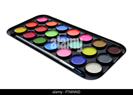 Reihe von Aquarellen Stockfoto