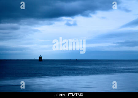 Tayport Haufen Licht in den Firth of Tay erbaut 1845 deaktiviert c1960 Tayport Fife Schottland Stockfoto