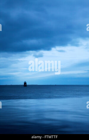 Tayport Haufen Licht in den Firth of Tay erbaut 1845 deaktiviert c1960 Tayport Fife Schottland Stockfoto