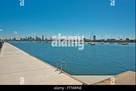 St Kilda Pier Victoria Australien Melbourne Stockfoto