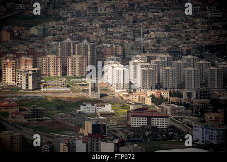 Luftaufnahme von Dohuk, Irak, Kurdistan Stockfoto