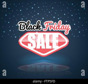 Black Friday Sale Banner super Mann Stil. Stock Vektor