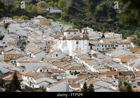 Grazalema, andalusischen weißen Berg Dorf, Cádiz, Andalusien, Spanien, Europa Stockfoto