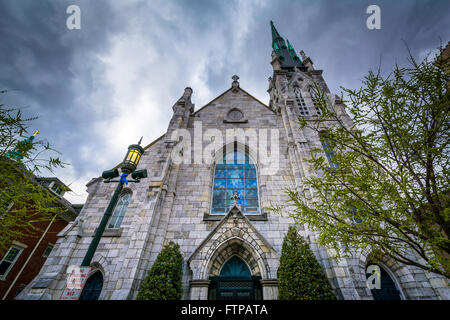 Grace Evangelisch-methodistischen Kirche in der Innenstadt von Harrisburg, Pennsylvania. Stockfoto