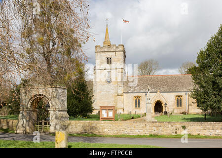 St. James Church bei Birlingham, Worcestershire, England, UK Stockfoto