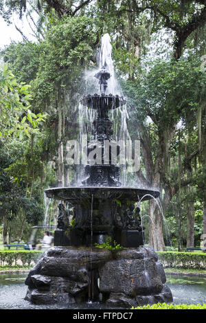 Zentralen Brunnen oder Brunnen der Musen - englischen Ursprungs hergestellt aus Gusseisen Stockfoto