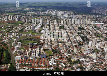 Luftaufnahme der Stadt Ribeirao Preto - Sao Paulo Stockfoto