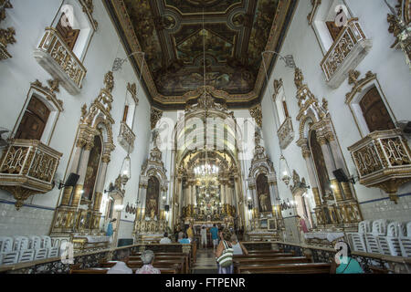 Innenansicht der Basilika Kirche von Nosso Senhor Bonfim - erbaut im 18. Jahrhundert Stockfoto