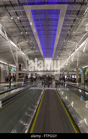 Neues Terminal von Brasilia Flughafen Presidente Juscelino Kubitschek Stockfoto