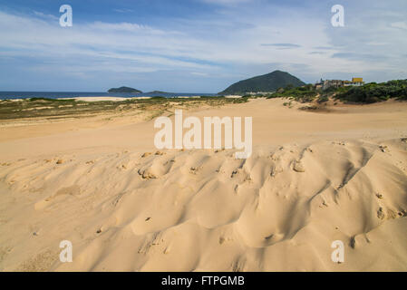 Dünen der Praia Dos Ingleses - Ingleses tun Rio Vermelho Nachbarschaft Stockfoto