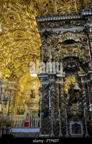 Kirche von São Francisco - Indoor Gold - Pelourinho - Centro Historico Stockfoto