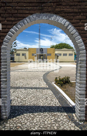 Prefeitura Municipal Na Praça Barao de Penedo Stockfoto