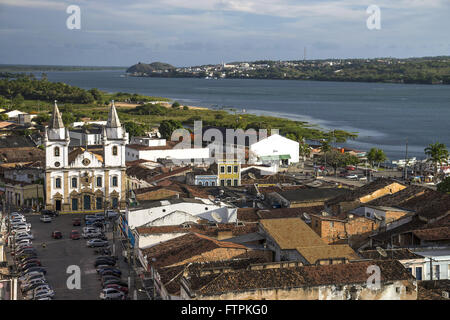Vista de Cima da Cidade com eine Igreja de Sao Goncalo Garcia Dos Homens Pardos - Centro Historico Stockfoto