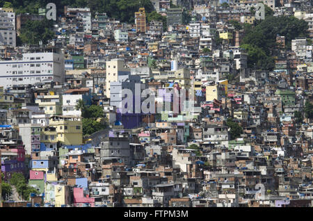 Rocinha Slum in Sao Conrado Nachbarschaft - südlich der Stadt Stockfoto