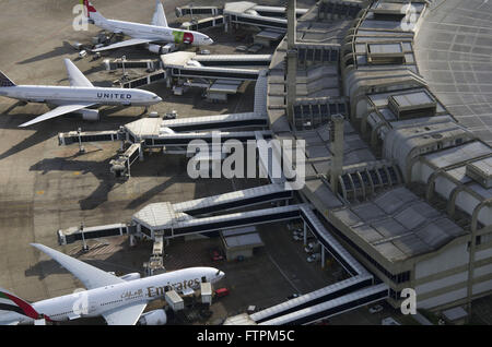 Galeao--die Rio de Janeiro International Flughafen Antonio Carlos Jobim auf Governors Island Stockfoto