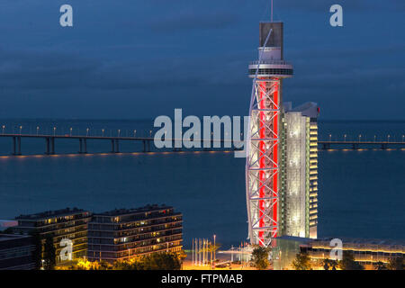 Vasco da Gama Tower im Park der Nationen Stockfoto