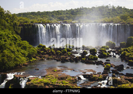 Iguacu Wasserfälle im Nationalpark Iguaçu Stockfoto