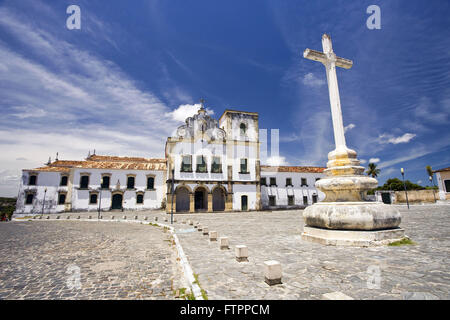 Kirche und Kloster von San Francisco im historischen Zentrum der Stadt - Sao Francisco Square Stockfoto