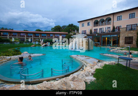 Hotel Adler Thermae Spa & Relax Resort, Bagno Vignoni, Toskana Stockfoto