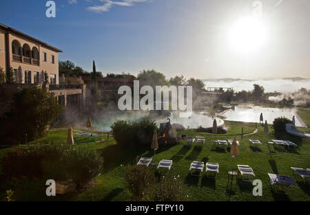 Hotel Adler Thermae Spa & Relax Resort, Bagno Vignoni, Toskana Stockfoto