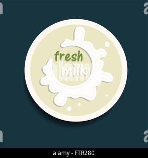 frische Milch Symbol Vektor Stock Vektor