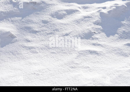 Nahaufnahme der Schuss von Snow-Hill mit Schatten Stockfoto