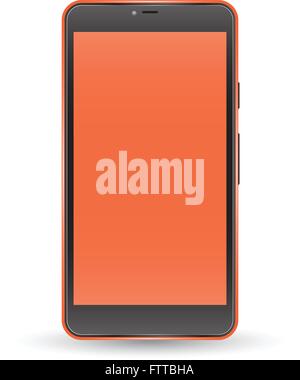 Mock-up Smartphones Set Vektor-realistischen Stil. Vektor-Illustration realistisch. Können für Druck- und Web-Element verwenden. App-Element. Stock Vektor