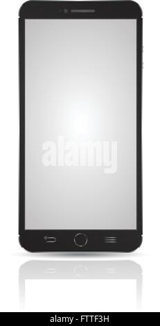 Mock-up Smartphones Set Vektor-realistischen Stil. Vektor-Illustration realistisch. Können für Druck- und Web-Element verwenden. App-Element. Stock Vektor
