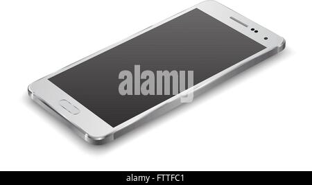 Mock-up Smartphones Set Vektor-realistischen Stil. Vektor-Illustration realistisch. Können für Druck- und Web-Element verwenden. App-Element. Stock Vektor
