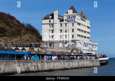 Das Grand Hotel, Llandudno Nordwales Stockfoto