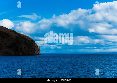 Land von Meer und Himmel am Cromarty Firth, Nigg Stockfoto