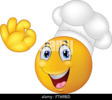 Koch Emoticon Stock Vektor